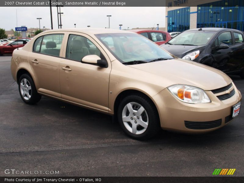 Sandstone Metallic / Neutral Beige 2007 Chevrolet Cobalt LT Sedan