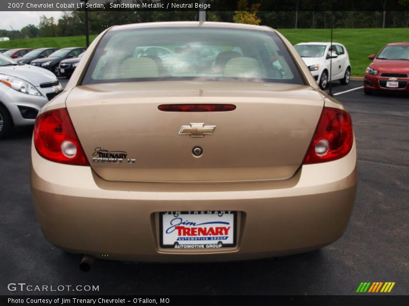 Sandstone Metallic / Neutral Beige 2007 Chevrolet Cobalt LT Sedan
