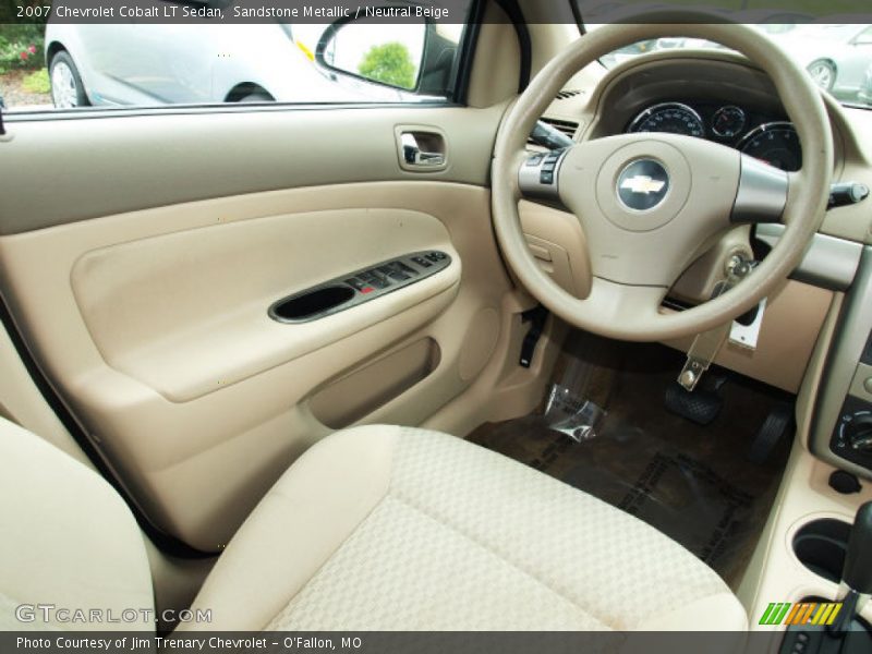 Sandstone Metallic / Neutral Beige 2007 Chevrolet Cobalt LT Sedan