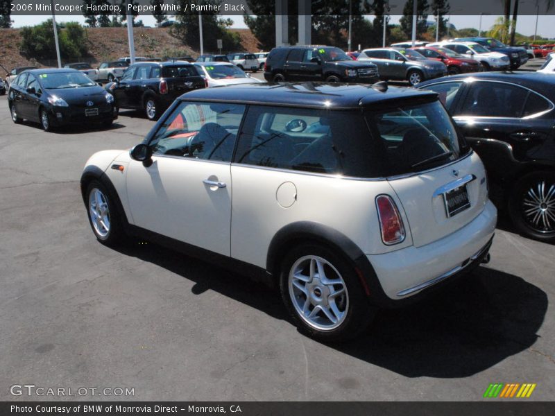 Pepper White / Panther Black 2006 Mini Cooper Hardtop