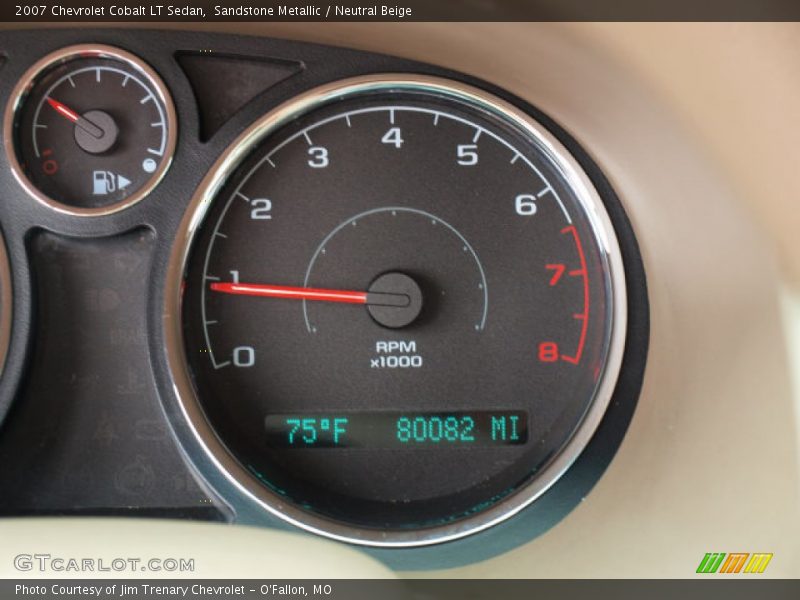 Sandstone Metallic / Neutral Beige 2007 Chevrolet Cobalt LT Sedan
