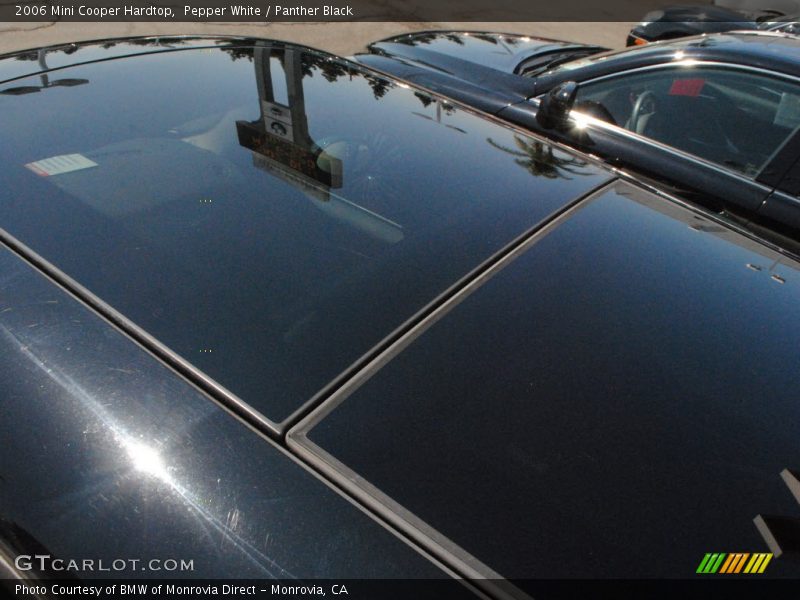 Pepper White / Panther Black 2006 Mini Cooper Hardtop