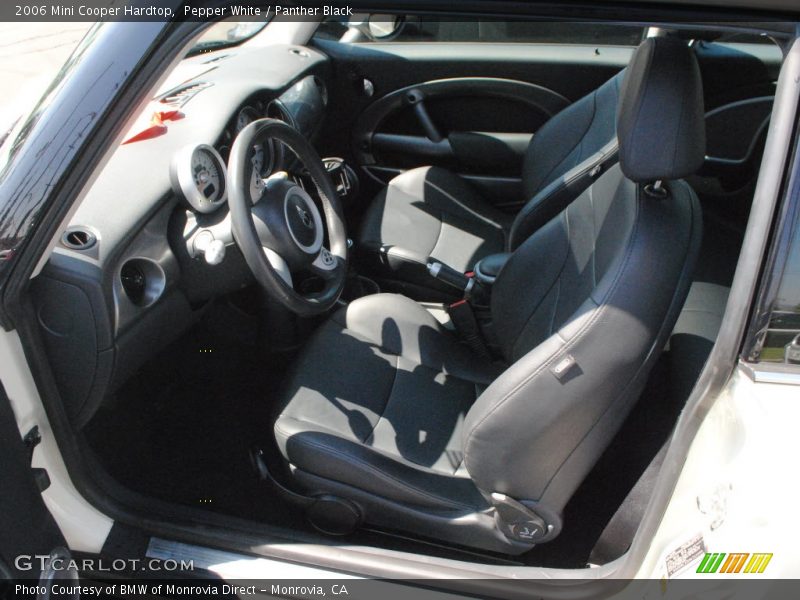 Pepper White / Panther Black 2006 Mini Cooper Hardtop
