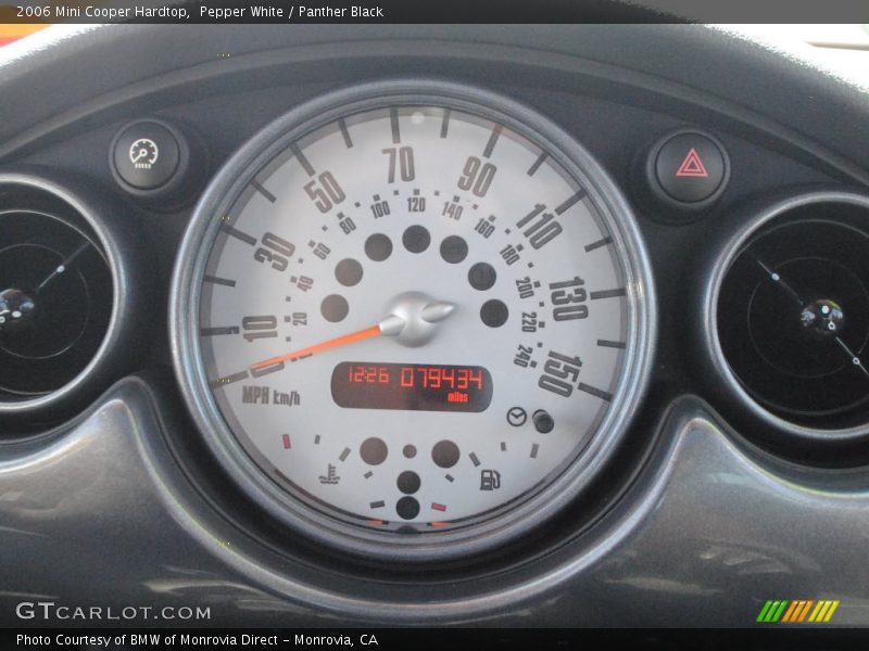 Pepper White / Panther Black 2006 Mini Cooper Hardtop