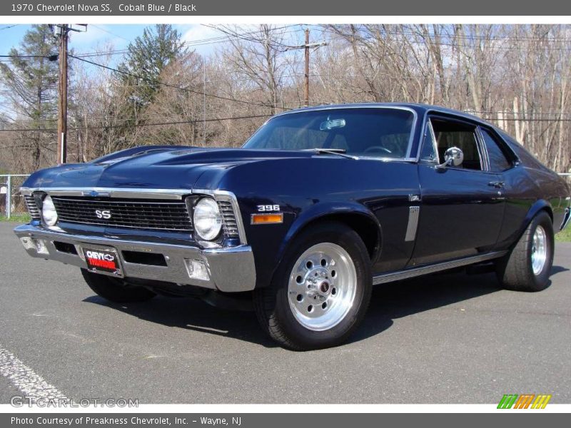 Cobalt Blue / Black 1970 Chevrolet Nova SS