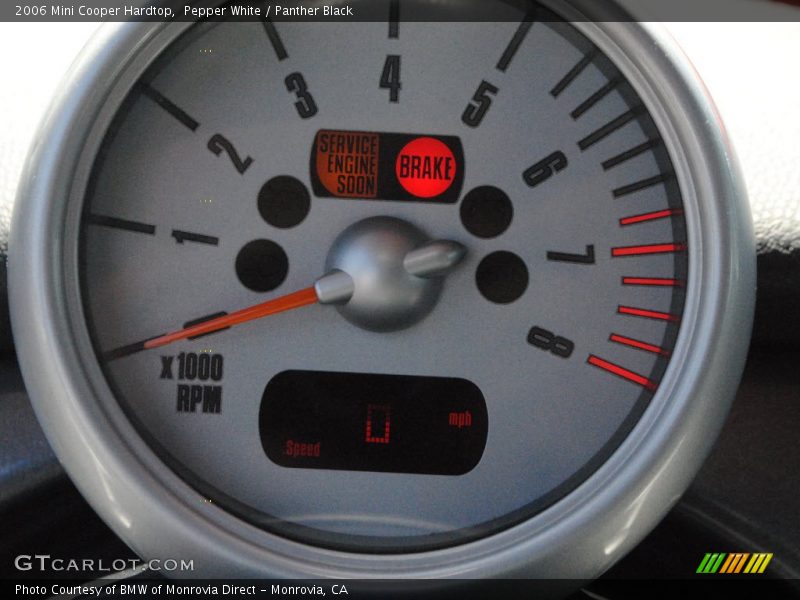 Pepper White / Panther Black 2006 Mini Cooper Hardtop