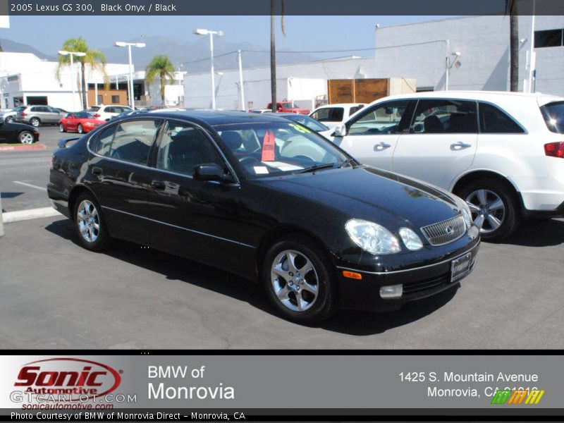 Black Onyx / Black 2005 Lexus GS 300