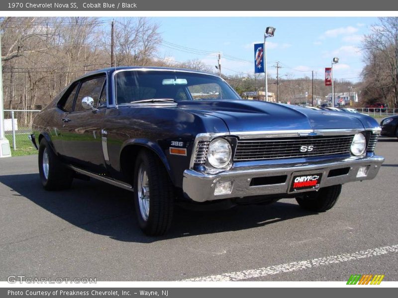 Cobalt Blue / Black 1970 Chevrolet Nova SS