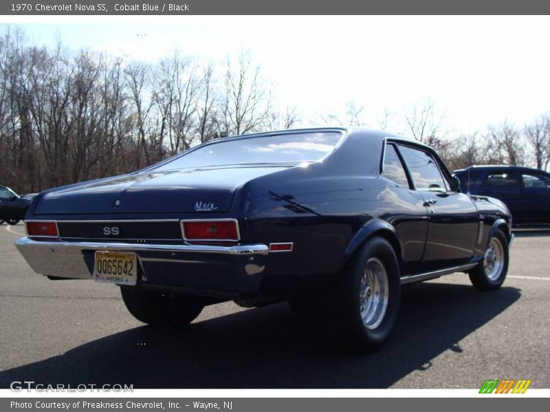 Cobalt Blue / Black 1970 Chevrolet Nova SS