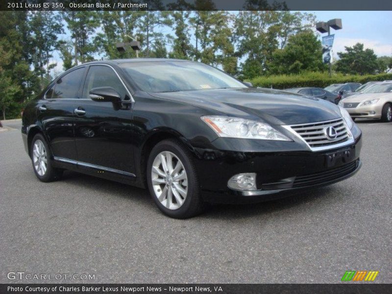 Obsidian Black / Parchment 2011 Lexus ES 350