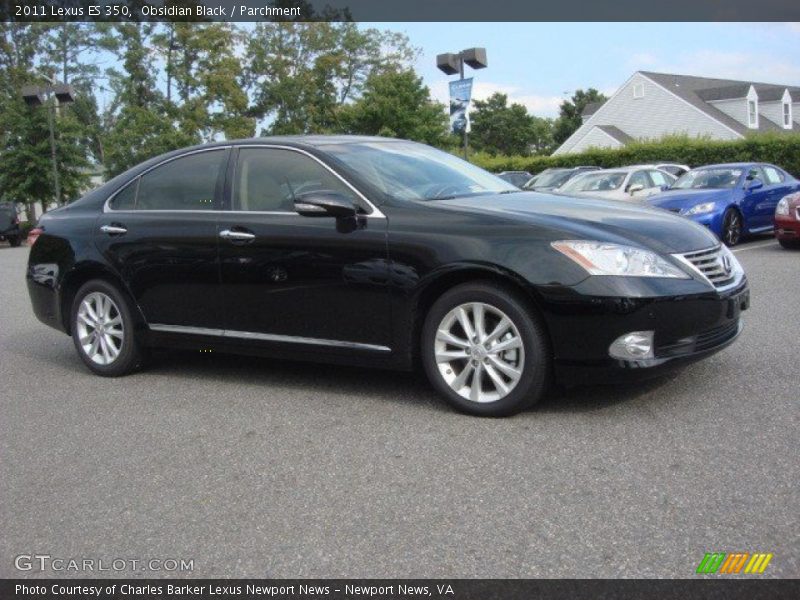 Obsidian Black / Parchment 2011 Lexus ES 350