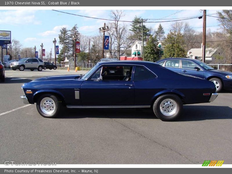 Cobalt Blue / Black 1970 Chevrolet Nova SS