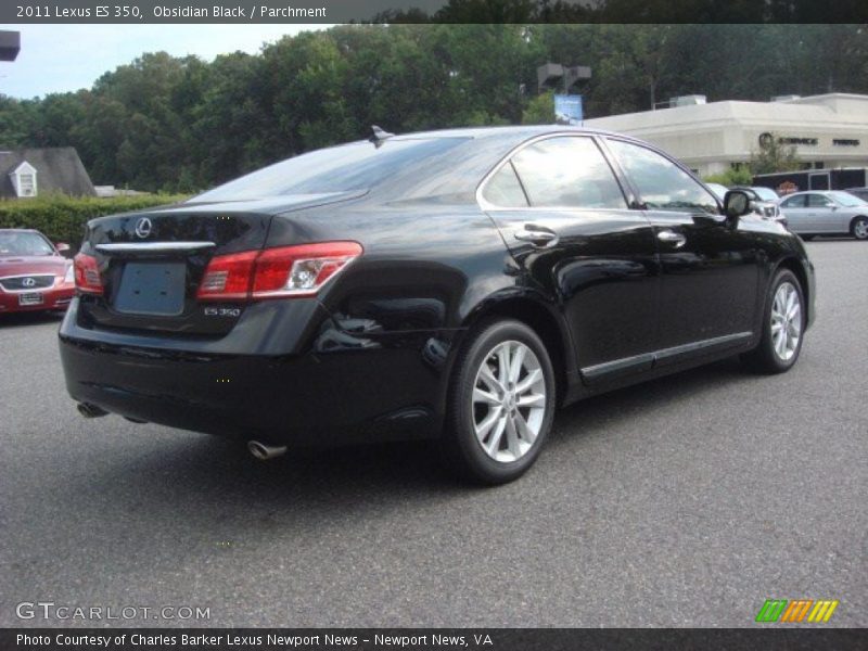 Obsidian Black / Parchment 2011 Lexus ES 350