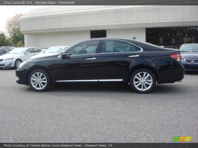 Obsidian Black / Parchment 2011 Lexus ES 350