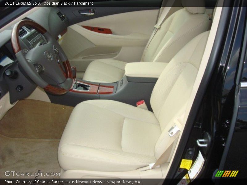 Obsidian Black / Parchment 2011 Lexus ES 350