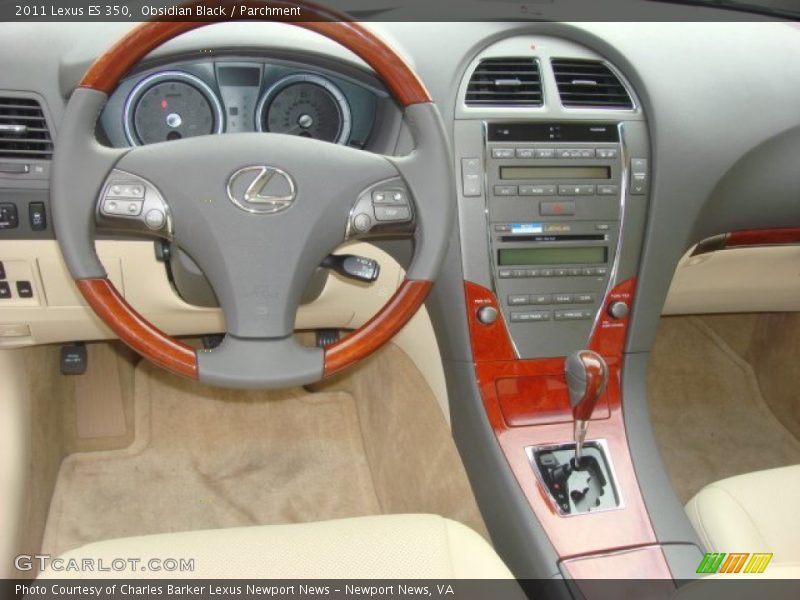 Obsidian Black / Parchment 2011 Lexus ES 350
