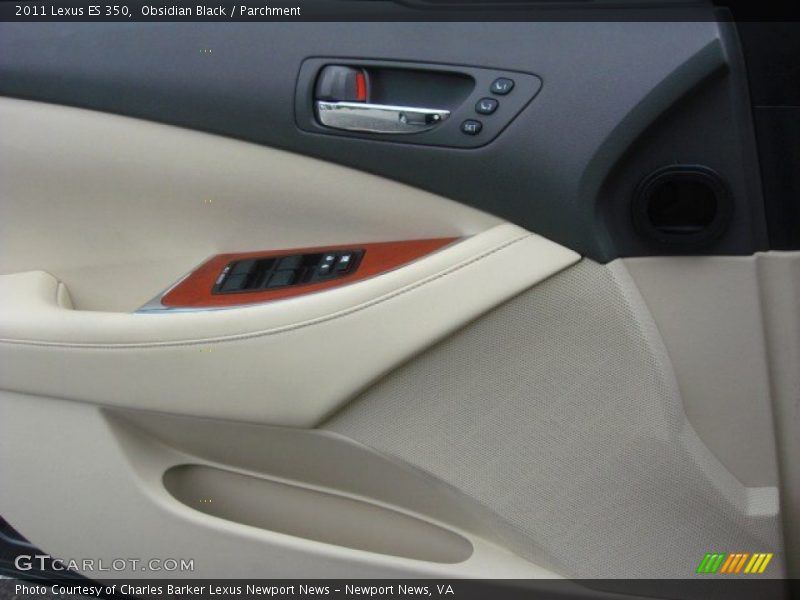 Obsidian Black / Parchment 2011 Lexus ES 350