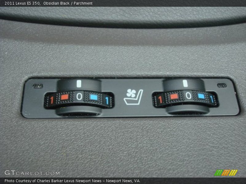 Obsidian Black / Parchment 2011 Lexus ES 350