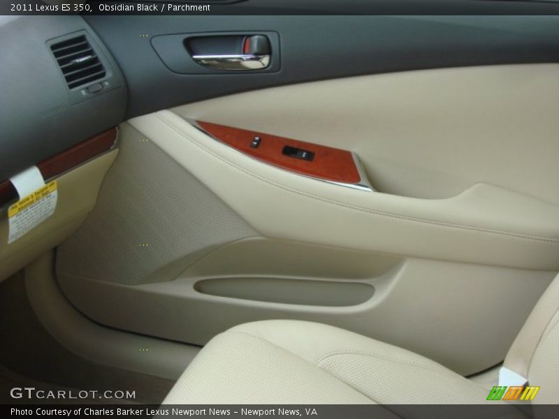 Obsidian Black / Parchment 2011 Lexus ES 350