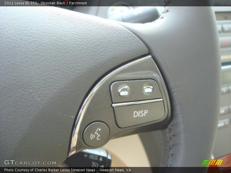 Obsidian Black / Parchment 2011 Lexus ES 350
