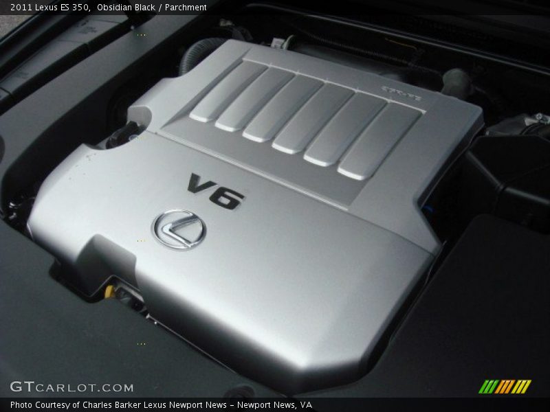 Obsidian Black / Parchment 2011 Lexus ES 350