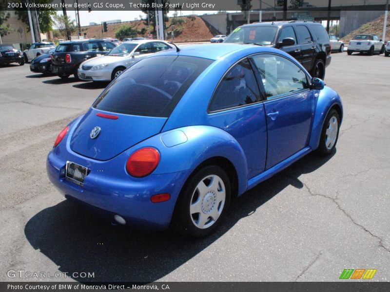 Techno Blue Pearl / Light Grey 2001 Volkswagen New Beetle GLS Coupe