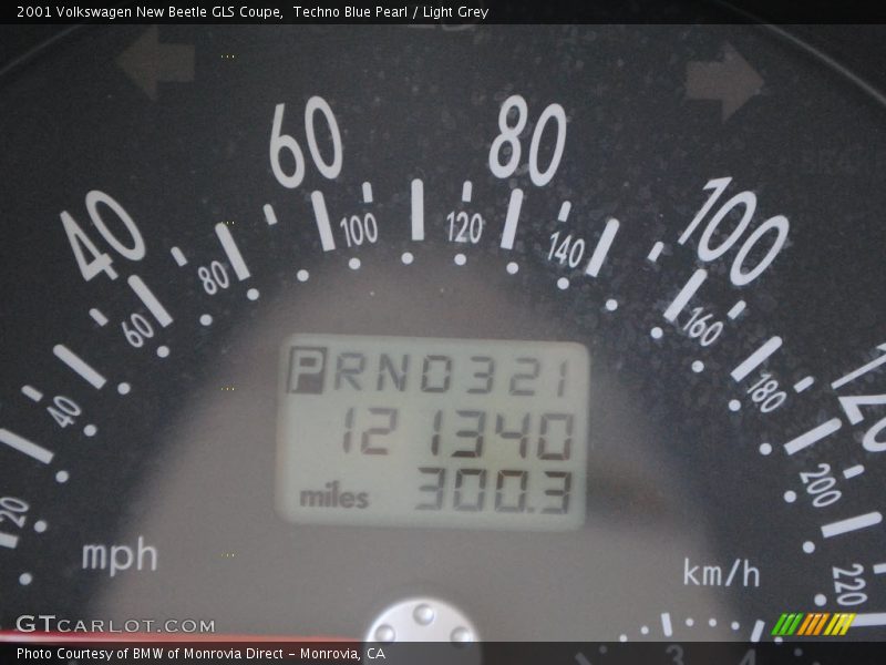 Techno Blue Pearl / Light Grey 2001 Volkswagen New Beetle GLS Coupe
