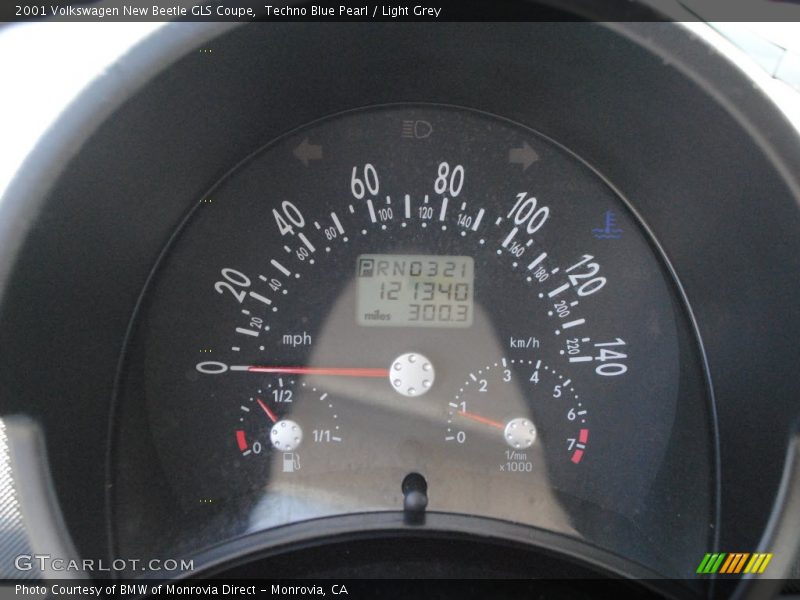 Techno Blue Pearl / Light Grey 2001 Volkswagen New Beetle GLS Coupe