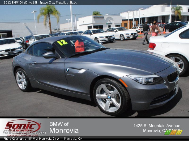Space Gray Metallic / Black 2012 BMW Z4 sDrive28i
