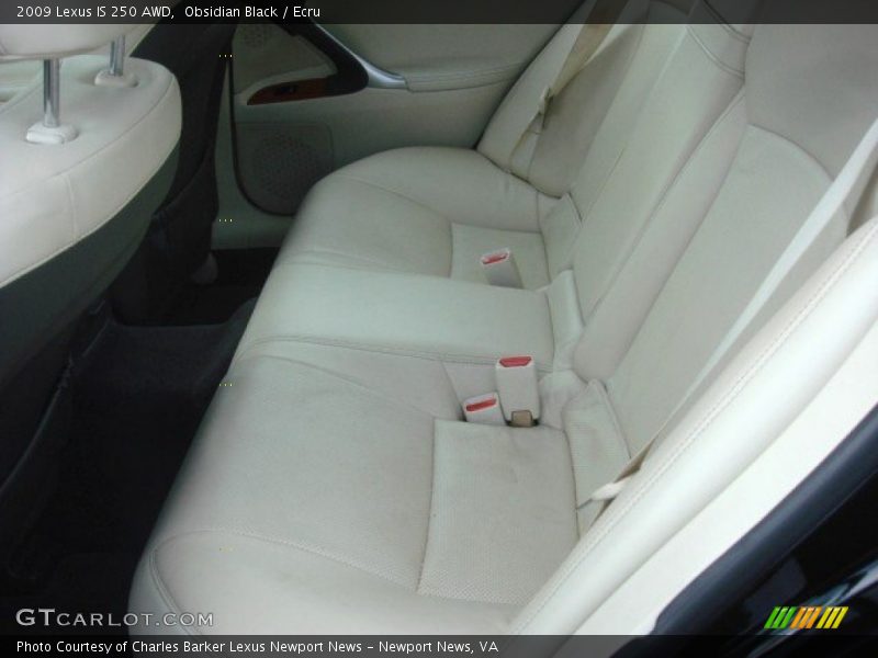 Obsidian Black / Ecru 2009 Lexus IS 250 AWD