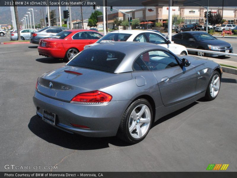 Space Gray Metallic / Black 2012 BMW Z4 sDrive28i