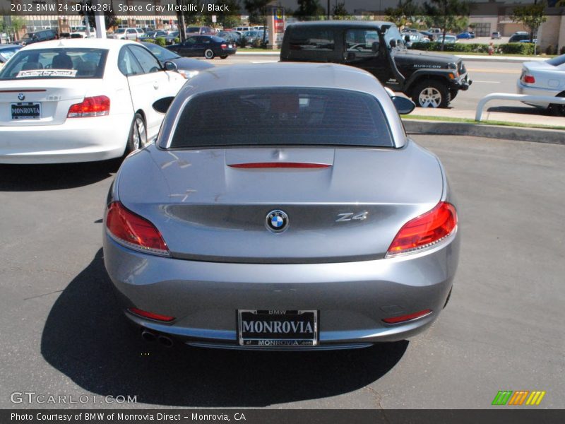 Space Gray Metallic / Black 2012 BMW Z4 sDrive28i