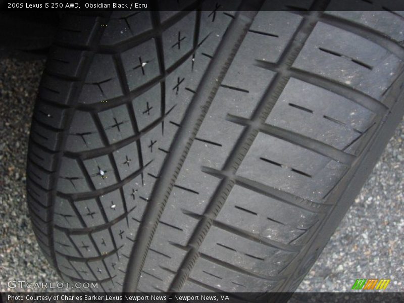 Obsidian Black / Ecru 2009 Lexus IS 250 AWD