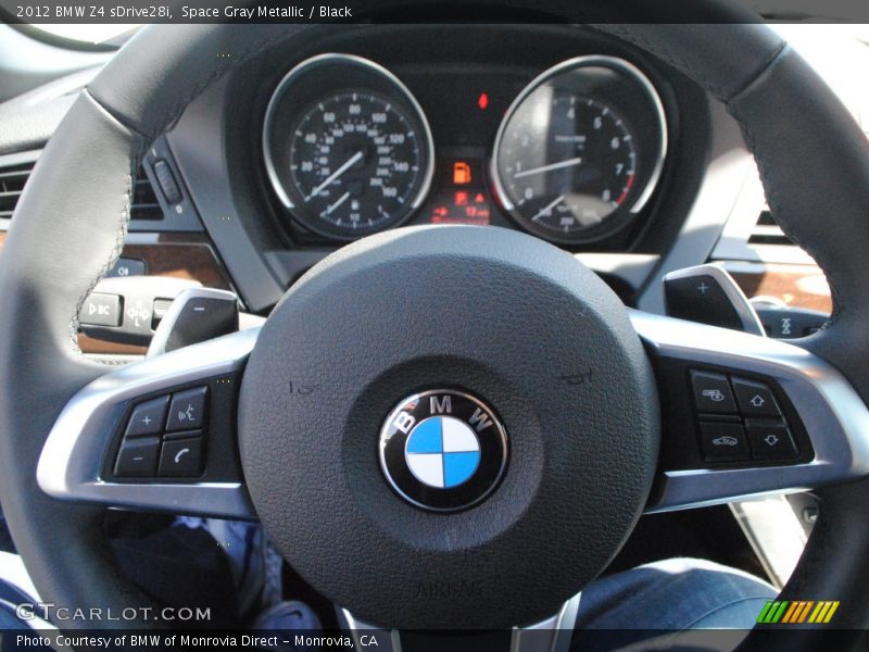 Space Gray Metallic / Black 2012 BMW Z4 sDrive28i