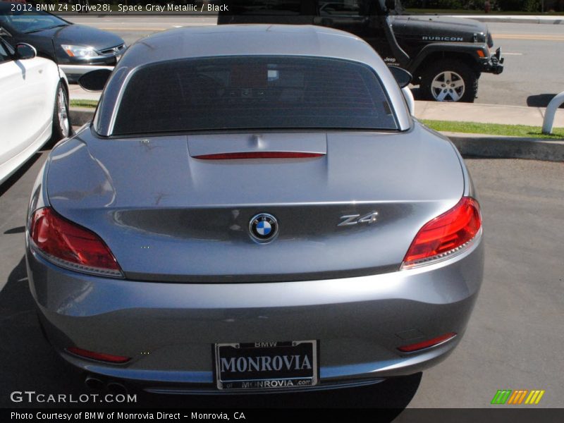 Space Gray Metallic / Black 2012 BMW Z4 sDrive28i