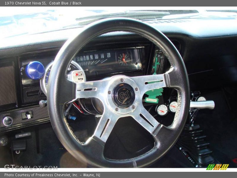 Cobalt Blue / Black 1970 Chevrolet Nova SS