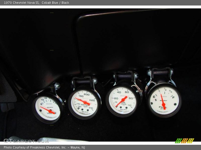 Cobalt Blue / Black 1970 Chevrolet Nova SS