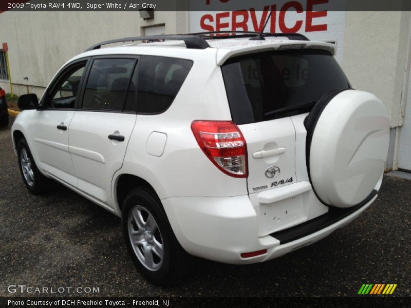 Super White / Ash Gray 2009 Toyota RAV4 4WD