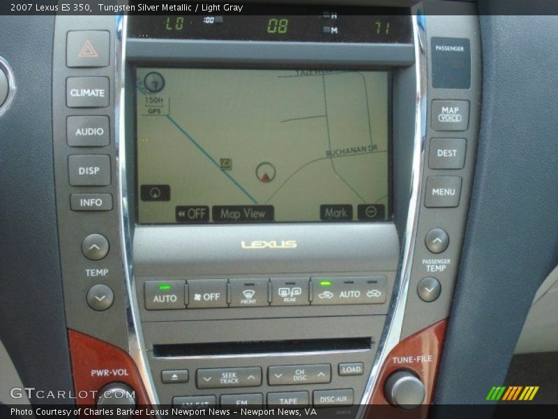Tungsten Silver Metallic / Light Gray 2007 Lexus ES 350