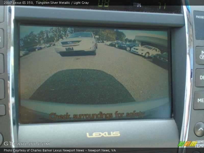Tungsten Silver Metallic / Light Gray 2007 Lexus ES 350