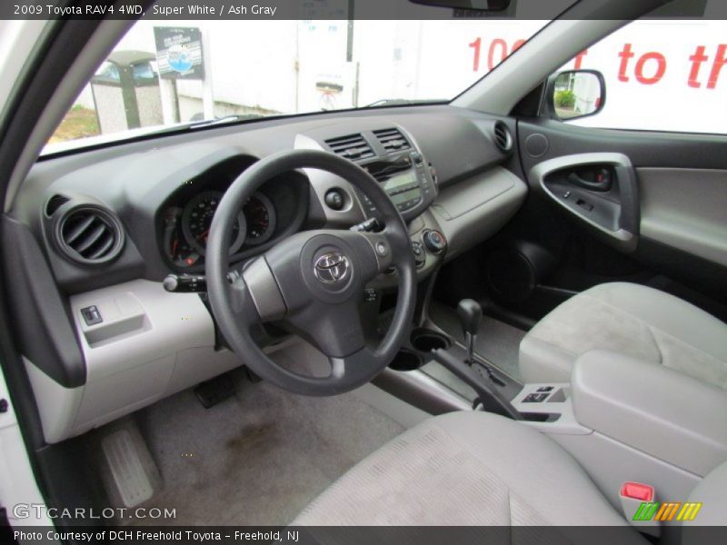 Super White / Ash Gray 2009 Toyota RAV4 4WD