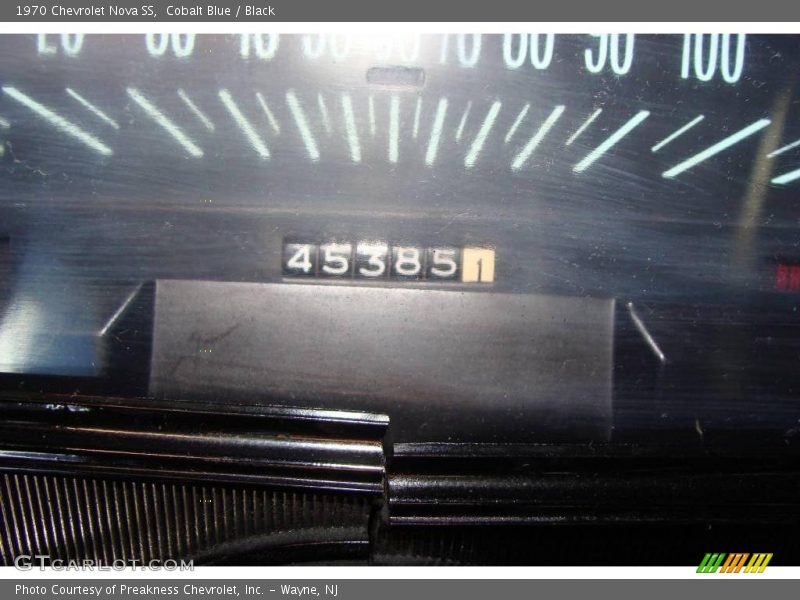 Cobalt Blue / Black 1970 Chevrolet Nova SS