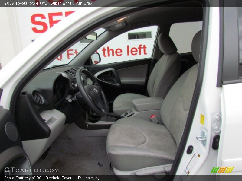 Super White / Ash Gray 2009 Toyota RAV4 4WD