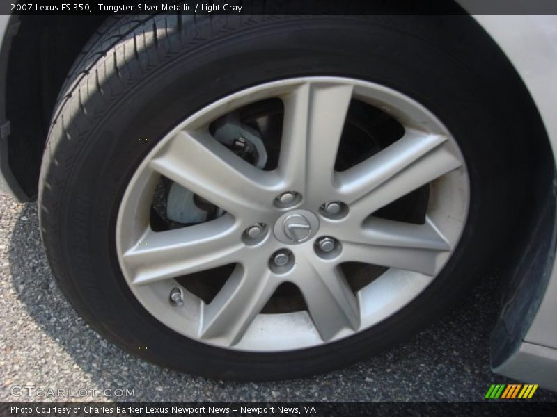 Tungsten Silver Metallic / Light Gray 2007 Lexus ES 350