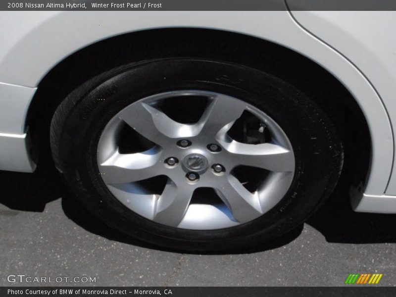 Winter Frost Pearl / Frost 2008 Nissan Altima Hybrid