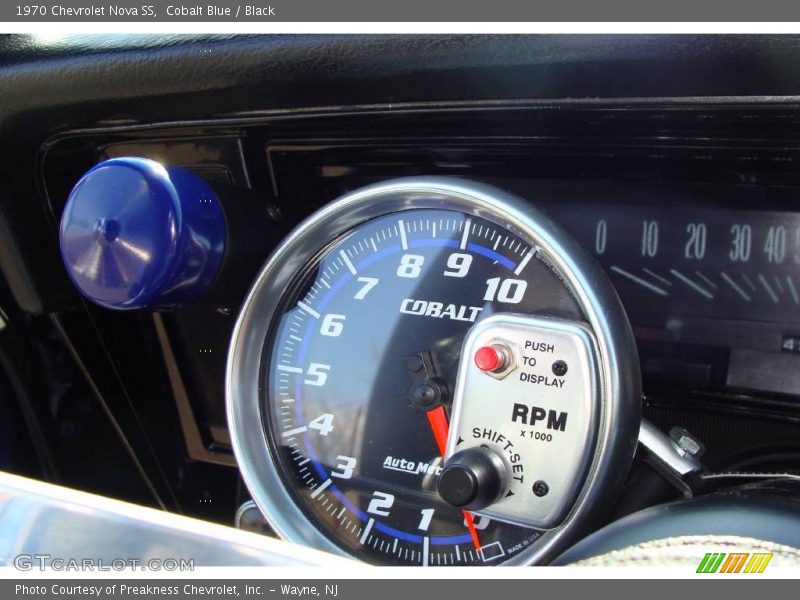Cobalt Blue / Black 1970 Chevrolet Nova SS