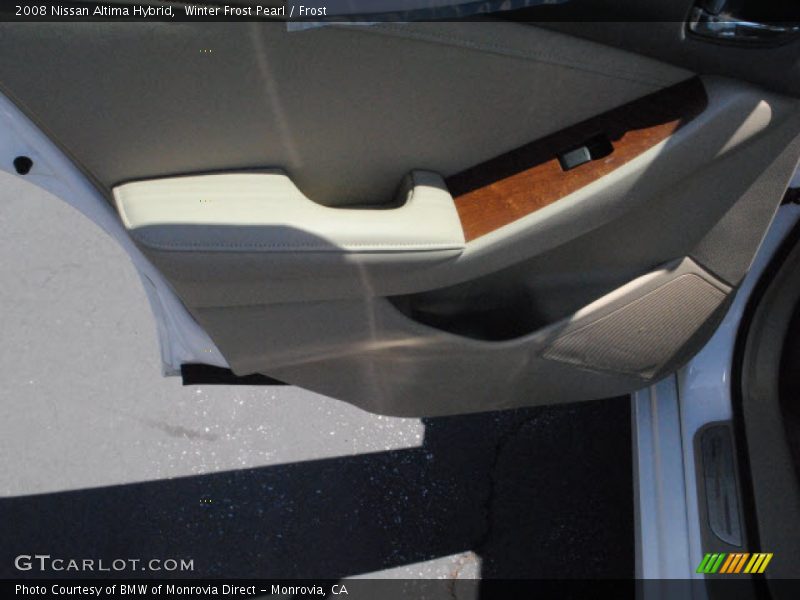 Winter Frost Pearl / Frost 2008 Nissan Altima Hybrid