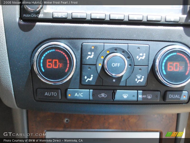Winter Frost Pearl / Frost 2008 Nissan Altima Hybrid