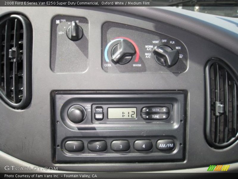 Oxford White / Medium Flint 2008 Ford E Series Van E250 Super Duty Commericial