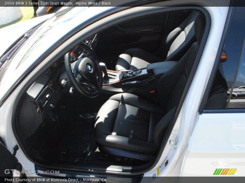 Alpine White / Black 2009 BMW 3 Series 328i Sport Wagon